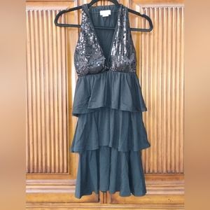 Black Sequin Holiday Dress Size M